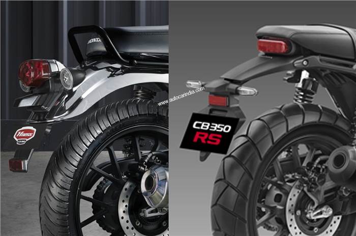 Honda CB350RS vs CB350 H'ness differences explained